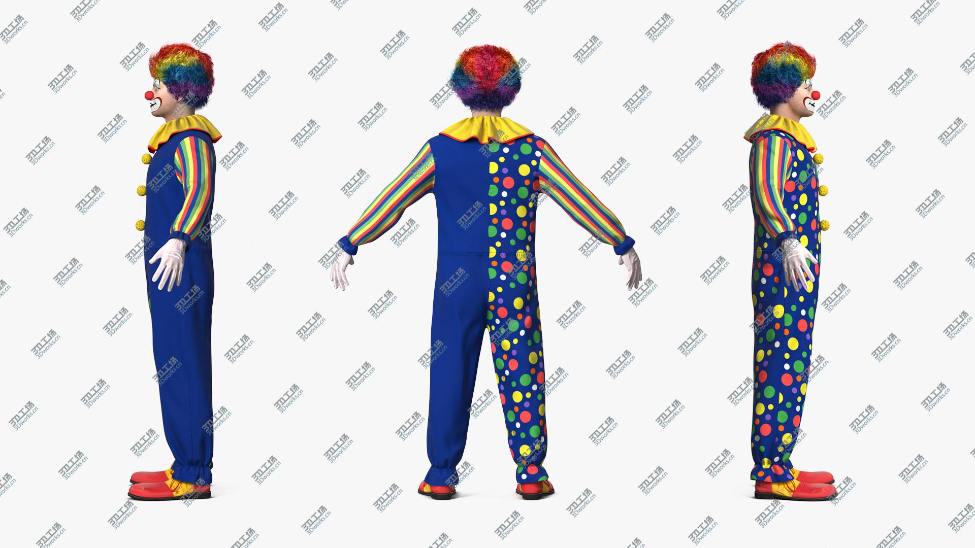 images/goods_img/202104093/3D model Funny Clown Costume Fur/1.jpg